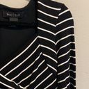 White House | Black Market 217- Black and White Striped Sheath Dress Photo 2