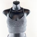 Alo Yoga ALO Alosoft Lavish Sports Bra and Highlight 7/8 Leggings Set Dark Heather Gray Photo 7