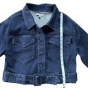 Good American  Denim Jean Jacket Belted Size Medium (2 in GA) Photo 3