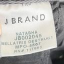 J Brand  Natasha Sky-High Cropped Skinny Jeans Bellatrix Destruct Black Denim 25 Photo 8