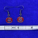 New Cute little pumpkin fall drop dangle earrings Photo 2