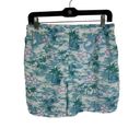 L.L.Bean  Outdoors Beach Palm Tree Lightweight Elastic Waist Nylon Shorts Size S Photo 1