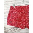 Old Navy  Women's Floral Print Flat Front Stretch Preppy Chino Shorts Pink Size 4 Photo 8