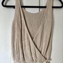 Moon & Maddison Knit Open Back Tank Top Photo 1