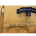Naked Wardrobe  High Waisted Pencil Bodycon Midi Skirt Tan Sz No Belt Shaping Photo 6
