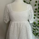 Chelsea & Violet White Floral Eyelet Mini Dress Photo 8