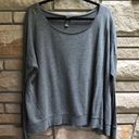 Sweaty Betty  SIMHASANA CREWNECK RAGLAN SLEEVE SWEATSHIRT charcoal grey XL Photo 7