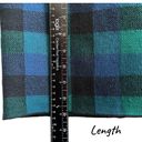 CHAPS  Green Blue Tartan Plaid Knit Pencil Straight Skirt Size Large Photo 3