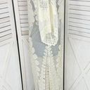 Rebellion  Again Lace Boho Kimono Cadigan Duster Cream Small Midi Photo 2