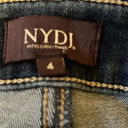 NYDJ Not your Daughters Jeans Marilyn Straight High Rise Dark Blue Stretch SZ 4 Photo 6