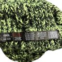 ASOS  DESIGN Mixed Knit Ribbed Beanie Black and Green Hat One Size Photo 2