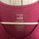 Danskin  Now Womens Pink Semi-fitted V-neck  Sz S Photo 2