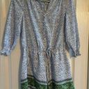 Eliane Rose Blue and Green Patterned Romper Preppy Photo 0