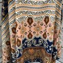 Romeo + Juliet Couture Navy & Brown Paisley Print Flowy Tank Top Photo 1