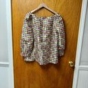 Tuckernuck  NEW Punchy Jacquard Pink Emilie Blouse Top Floral XL Tnuck NWT Photo 13