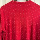 Celestial dreams VTG modest red long sleeve midi night gown, women, XL Photo 10