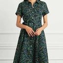 Hill House NWT  The Laura Shirt Dress in Midnight Garden Linen Floral Size Small Photo 0