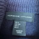 Adrienne Vittadini Navy  Cowl Neck Sweater Size S EUC Photo 4