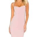 Nookie  Allure Midi Dress Bodycon Sweetheart Corset Spaghetti Strap Pink Small Photo 0