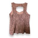 Torrid  Womens Top Size 2 2X 18 20 Pink Gray Leopard Sateen Peplum NEW Photo 4