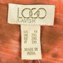 LOGO By Lori Goldstein LOGO Lavish Size 1X Hand Tie Dyed Duster Crochet Lace Odette Orange Brown NEW Photo 5