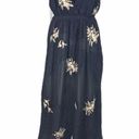 Haute Hippie Silk Embroidered Floral And Lace Maxi Dress Size 4 Photo 0