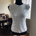 Maison Jules  Womens Flutter Knit Blouse sz XXS Photo 1