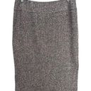 Lafayette 148  Womens Textured Pencil Skirt 8P Brown Black Silk Wool Alpaca Blend Photo 0