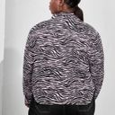 Zebra Print Denim Jacket Multiple Size 2X Photo 1