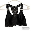 Maurice's Maurice’s Womens XS Black Floral Lace Padded Racerback Bralette Lightweight Photo 1