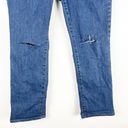 NYDJ  Marilyn Medium Wash High Rise Ripped Straight  Leg Jeans, Size 14 Photo 10