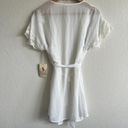 In Bloom NWT  By Jonquil White Lace Chiffon Robe Womens Small Photo 14