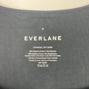 Everlane NWT  The Long-Sleeve Supima Square-Neck Bodysuit Black Size Medium M NEW Photo 4