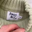 Princess Polly Green Ribbed Sweater Photo 2