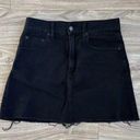 Brandy Melville  Black Denim Miniskirt Photo 0