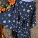 Unique Vintage NWT  SMAK PARLOUR Black & Silver Snowflake Batwing Dress 4X-LARGE Photo 6