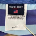 Ralph Lauren Sport Blue Aqua Y2K Wide Stripe Bikini Bottoms Coastal Pool Size 10 Photo 8