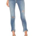 Free People  We The Free Great Heights Frayed Hem Ankle Cropped Skinny Jeans Photo 1