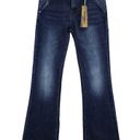 Krass&co NEW Melly& Womens M 27 Waist Wide Flare Leg Jeans Dark Wash Mid Rise Stretch Photo 1