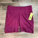 All In Motion NWT  Contour High-Rise Purple 7” Bike Shorts Photo 0