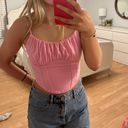 Hollister Pink Corset Crop Top Photo 3