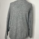 Zenana  size XL over sized gray sweater with exposed stitching Photo 5