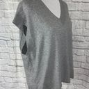 Terra & Sky women 1X 16W-18W sweater vest lightweight v-cut grey Photo 3