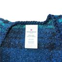 Woolrich  Green & Blue Open Front Poncho Shawl Blanket Sweater Womens One Size Photo 4