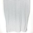 VERO MODA New  Striped Knit Henley Daina Dress Sleeveless Tie Waist Maxi White Photo 11