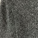 Divided  Women’s Crewneck Pullover Sweater Gray Silver Sparkly Metallic Thread 4 Photo 7