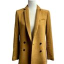 Banana Republic Double Breasted Wool Blend Button Closure Coat Camel Tan Brown 6 Photo 4