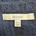 Sejour Silk Blend Blue Heather Knit Poncho Women’s Sweater Size 1X Photo 8