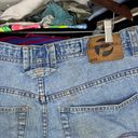 Pepe Jeans Vintage  Y2K Baggy Light Wash Blue Skater Jean Shorts Sz 36 Photo 7