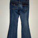 Cache  Rhinestone Studded Flare Leg Jeans Size 6 Photo 1